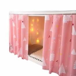 Kinder Betthimmel Kura Bett Mädchen Hochbett Bettvorhang Bettvorhang Verdunklung Studentenwohnheim Schlafzelt Staubdicht Etagenbett PrivatsphäreSchutz Bett Gardine Kinderzimmer 1.15x2m 1/2/3 Pcs - 1