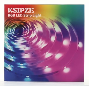 KSIPZE Led Strip 10m RGB LED Streifen mit Fernbedienung Bluetooth Musik Sync Timer-Einstellung Dimmbar Farbwechsel Led Lichterkette Lichtband Leiste Band für Zuhause Partei deko - 9