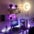 LE LED Strip 10M (2x5M) RGB Set, LED Streifen 5050 SMD, 12V, Selbstklebend, Flexibel LED Band, Lichtband IP20, Dimmbar Leiste Lichterkette mit Fernbedienung für Haus,Party,Bar,TV - 4