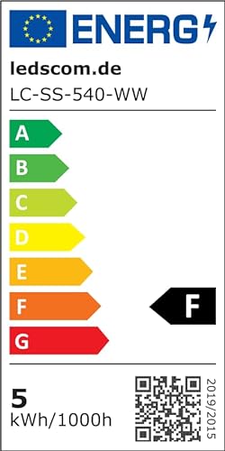 ledscom.de Klemmleuchte WAIKA mit Schwanenhals und Schalter weiß matt, inkl. GU10 LED Lampe (warmweiß, 4,914W, 450lm, 100°) - 13