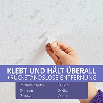 Leuchtsterne Kinderzimmer - SELBSTKLEBEND - Einschlafhilfe Kinder - 100 beruhigende Sternenhimmel Aufkleber - Rückstandslos zu entfernende Leuchtsticker - 3